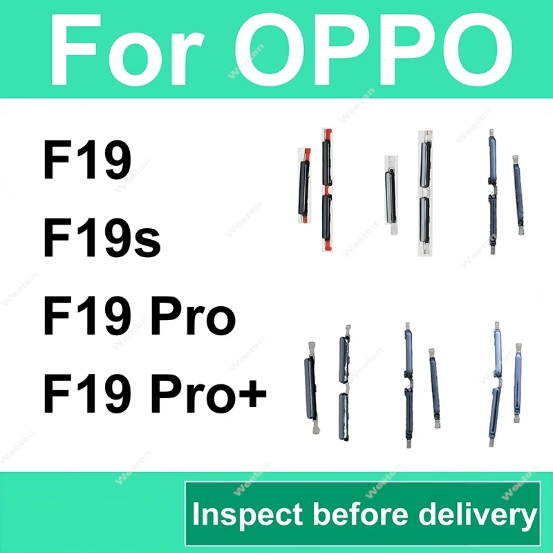 

Power Volume Side Button Flex Cable For OPPO F19 F19 Pro Plus F19S On OFF Power Volume Up Down Side Key Replacement