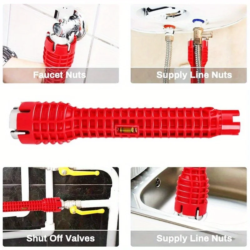 Multi-Functional Sanitary Wrench Pelvic Floor Leading Sleeve Disassembly Faucet Pipe Sink Sanitary Only Installation Tool