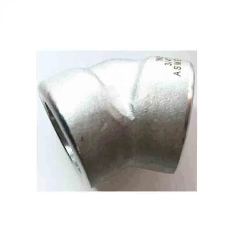 Forged Pipe Fitting Stainless Steel 304 DN50 2000# Thread Elbow