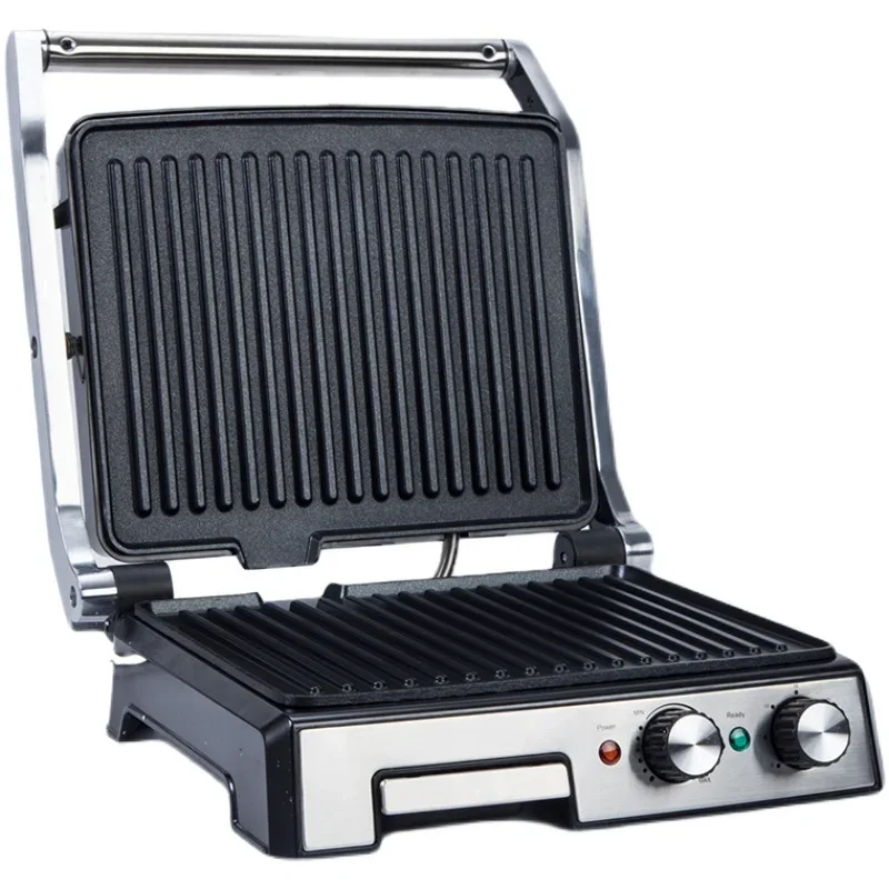 Huishoudelijke Steak Grill Barbecue Steak Machine Elektrische Koekenpan Steak Oven Sandwich Panini Machine Ontbijtmaker