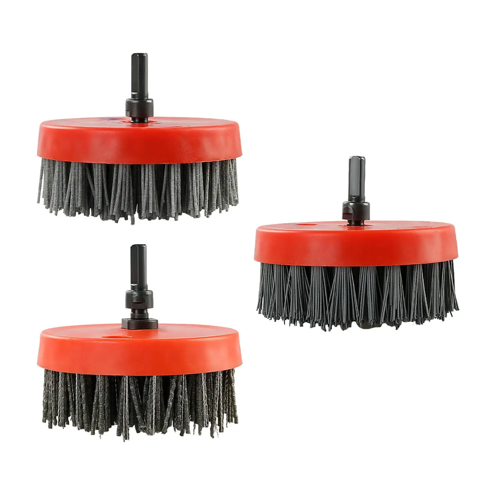 3x Electric Drill Brush Kit High Performance Cleaning Brush for Floor Cleaning Grout Shower Tub Ceramic Tiles Kitchen Surface