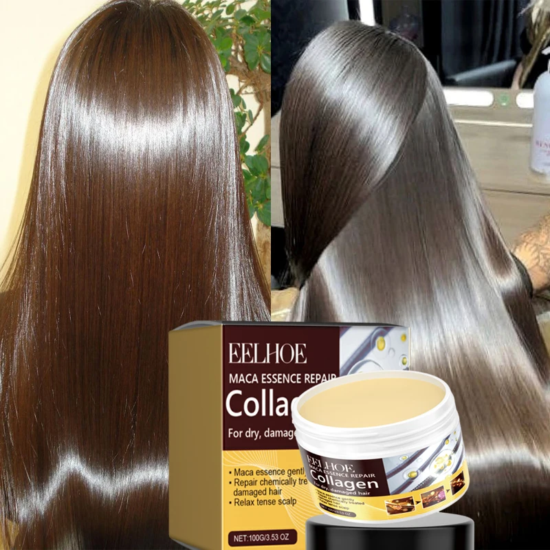 

Волшебная кератиновая маска для волос: восстановление за 5 секунд, для поврежденных и вьющихся волос, придает мягкость, гладкость, блеск, глубокое увлажнение и питание.