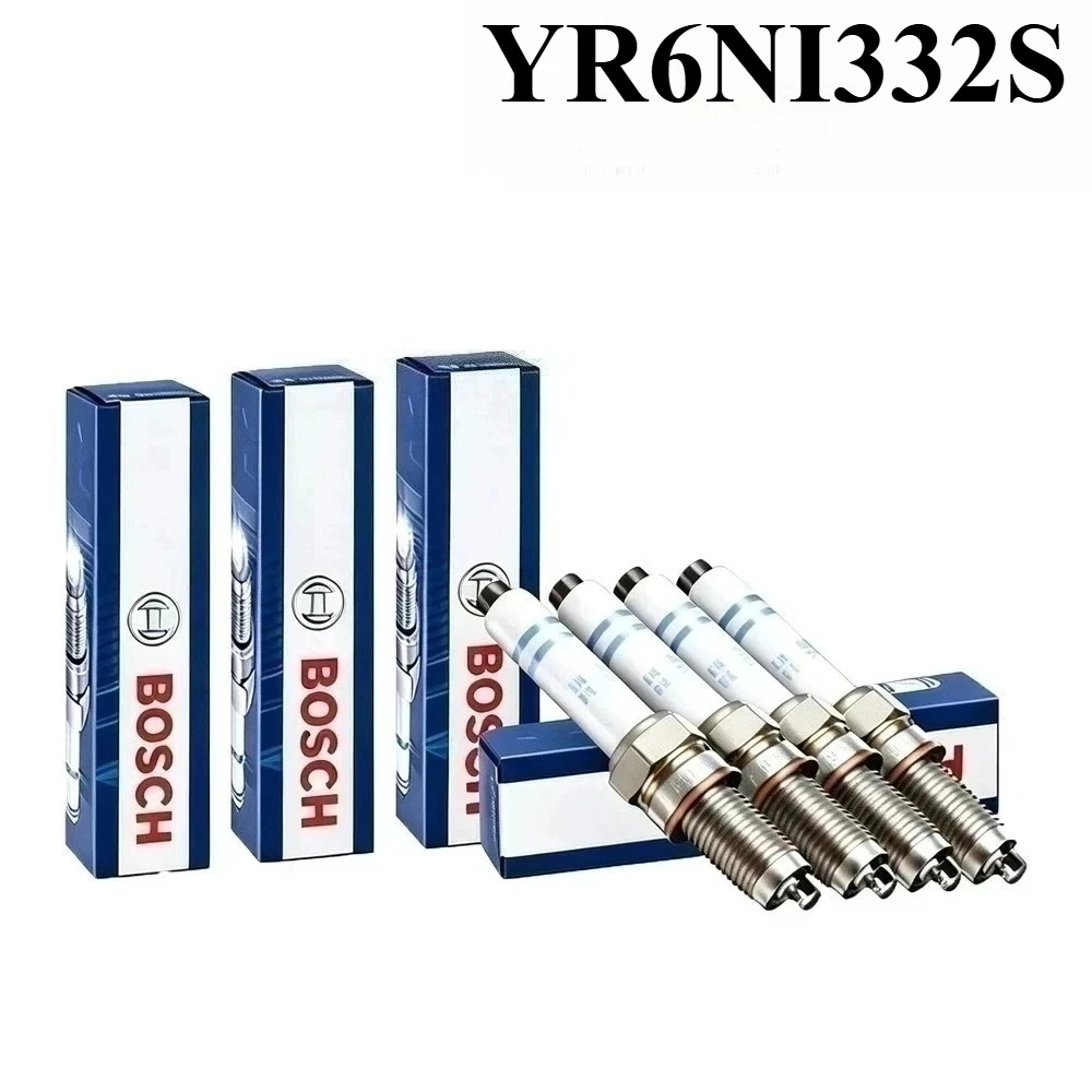 Bosch YR6NI332S Spark Plug Suit For Beijing Hyundai Tucson TL 1.6T SUV Car Models OE Number 9004851198,1884908072,1884909085