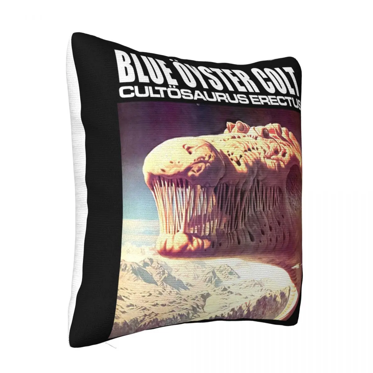 Blue Oyster Cult Cultosaurus Erectus Black Hard Rock Occult Rock Boc Straight Comical Gift Straight Pillow Case