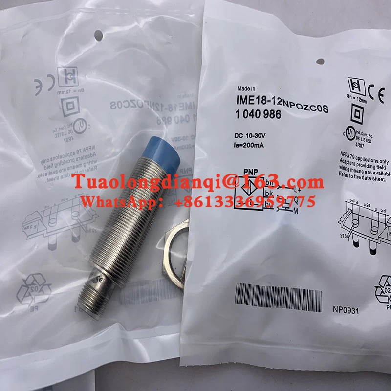 novo sensor de proximidade original IME18-20NNSZC0S IME18-12NPOZC0S em estoque