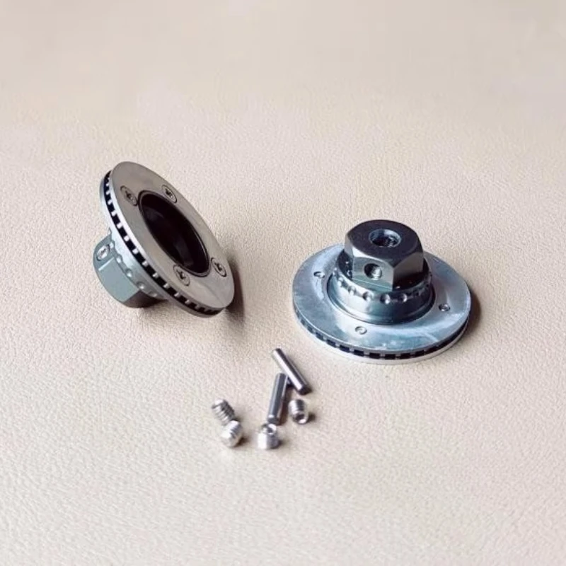 Symulowana tarcza hamulcowa osi napędowej do ciężarówki RC 1/14 Tamiya, przyczepy, wywrotki Scania Benz Actros Volvo MAN