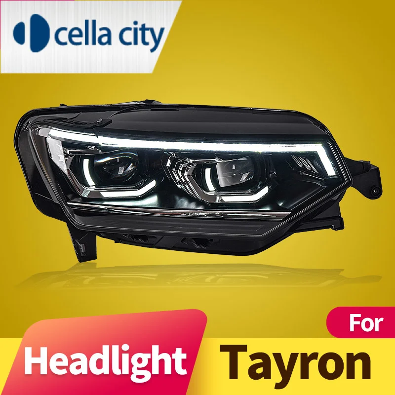 

Headlight Assembly for VolksWagen Tayron 2019-2021 LED DRL LED Dual Beam Lens LED Sequential Turn Signal LED Lens High Beam