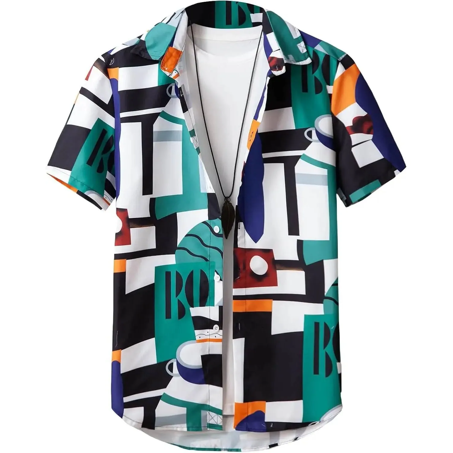 

Мужской Хэллоуин irt 2024, повседневный летний Faion Thiened Fce, осенний специальный широкий воротник Nine-Quarter Sve