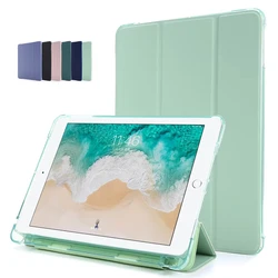 For iPad 10th 9th 8th 6th Generation Case With Pencil Holder Smart Cover For Funda iPad 10.2 9.7 Air 5 4 3 2 1 iPad 10 9 8 7 6 5