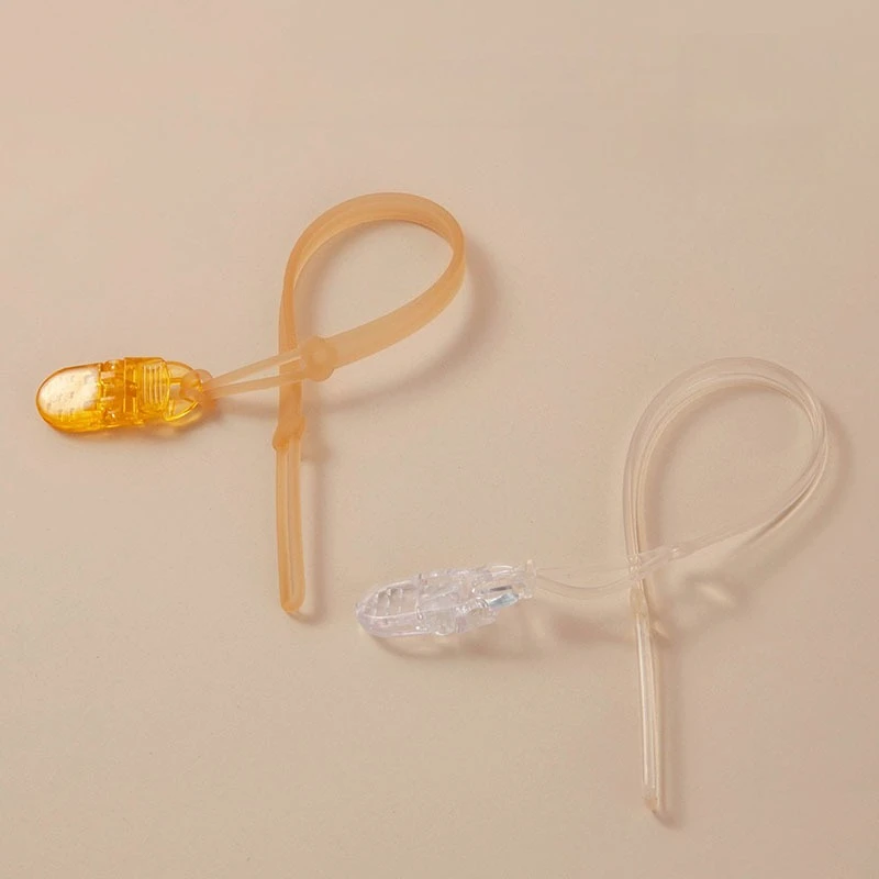 

Пружинная цепочка для соски для универсальной соски для предотвращения падения с пластиковым зажимом для одежды, цепочки для пустышек, детский предмет