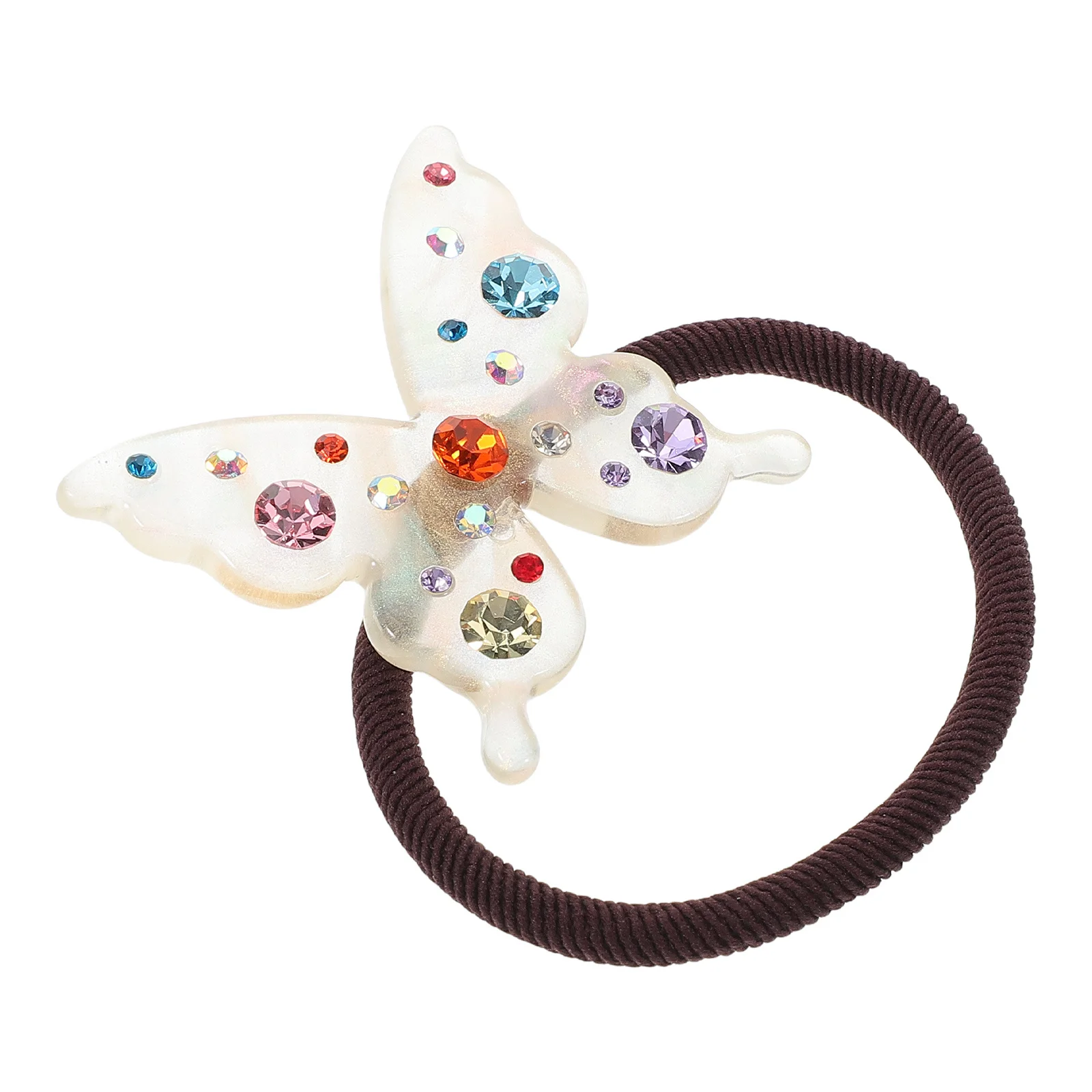 

Butterfly Hair Ties Colorful Elastic Ponytail Holders For Girls Women Soft Resilient Hair Accessories Kids Expandable