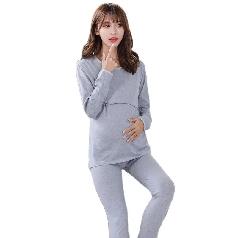 

Emotion Moms Spring Breastfeeding Maternity Clothes Maternity Nightgown Sleepwear Sets Maternity Sleepwear Pregnancy Pyjama