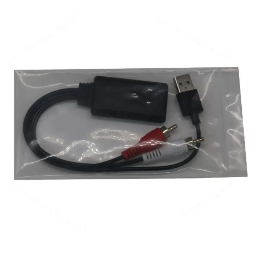 for Universal Car Bluetooth 5.0 Audio Receiver Adapter USB AUX RCA Port Built-in Microphone Hands-Free Calling Music Streamer