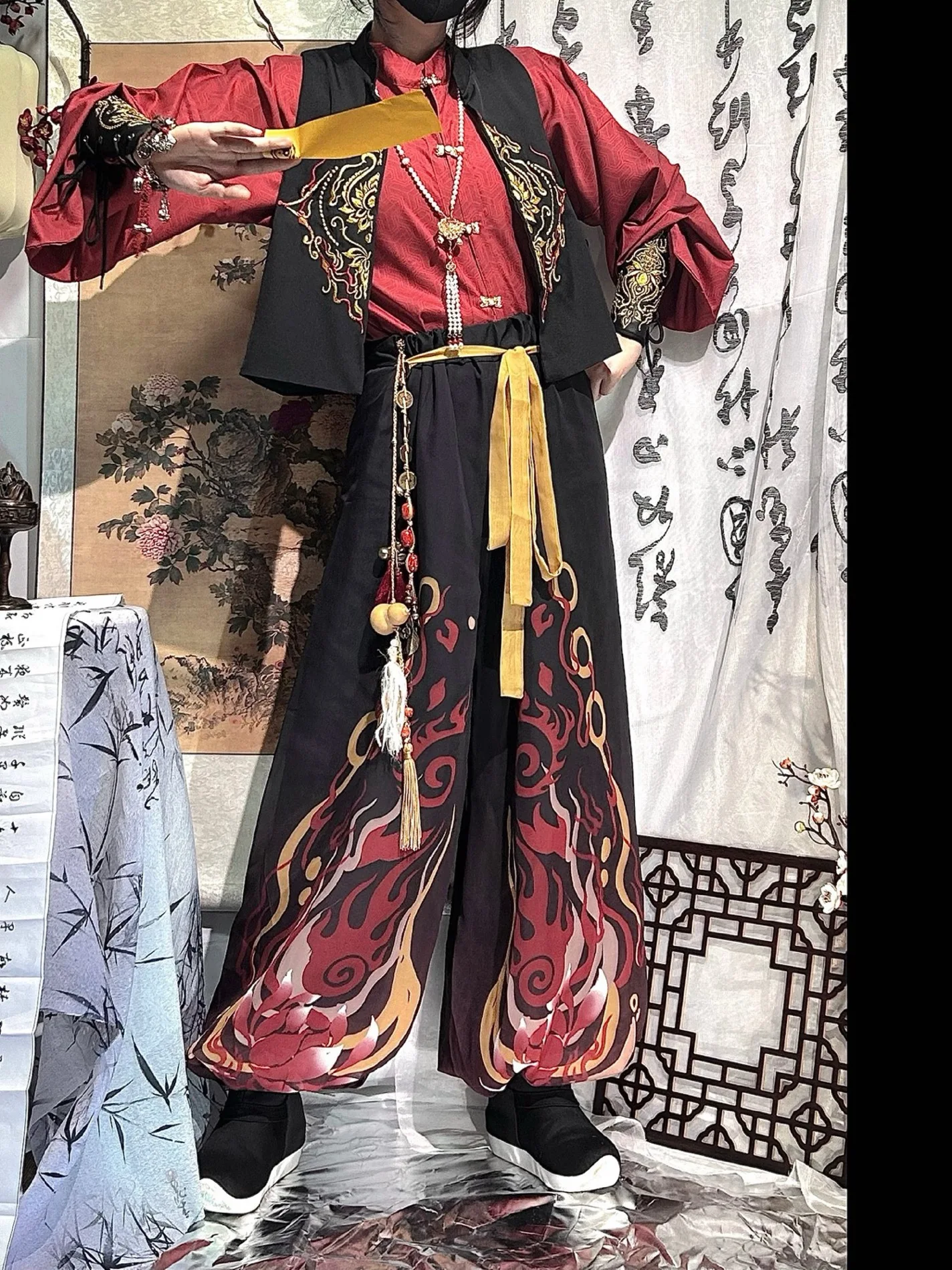 

Nezha Costume For Adults Hanfu Cosplay Clothing Suit Chinese Ancient Photography Clothes 2025 Hot Sale