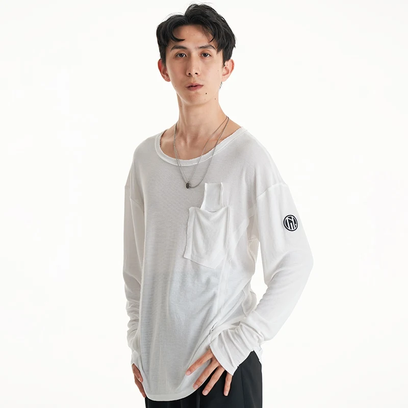 

New Men Latin Dance Practice Clothes Long Sleeved Loose Shirts Samba Chacha Tango Dress Adult Latin Performance Clothes DQS16523