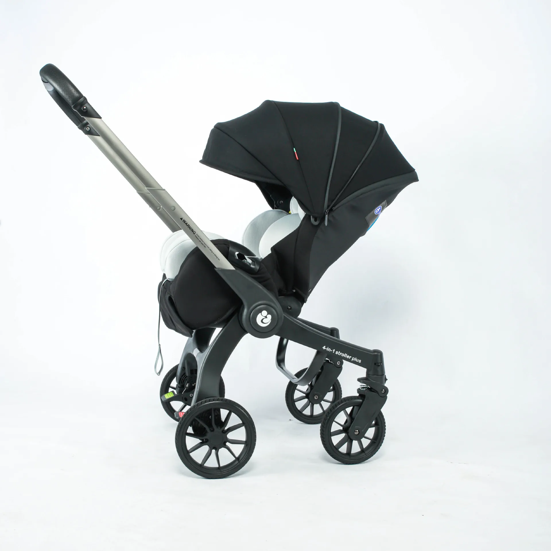 

Коляска-трансформер 4-в-1 для новорожденных: люлька, автокресло, складная прогулочная коляска, переносная система для путешествий (от 0 месяцев)