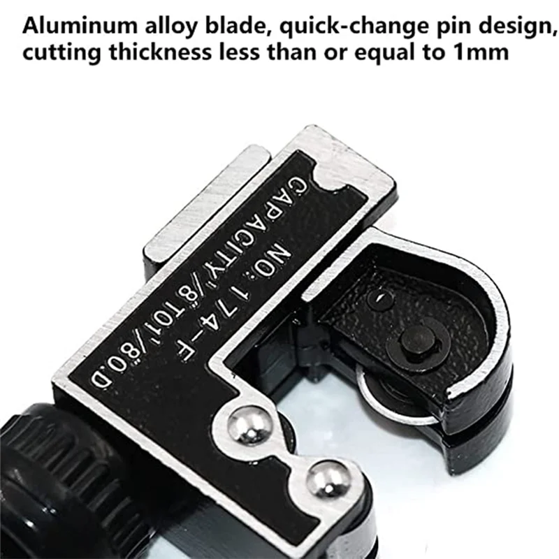 A76I-3-Piece Pemotong Pipa Tipe C Terlepas dari Pipa Tembaga Pipa Aluminium Pipa PVC Hitam