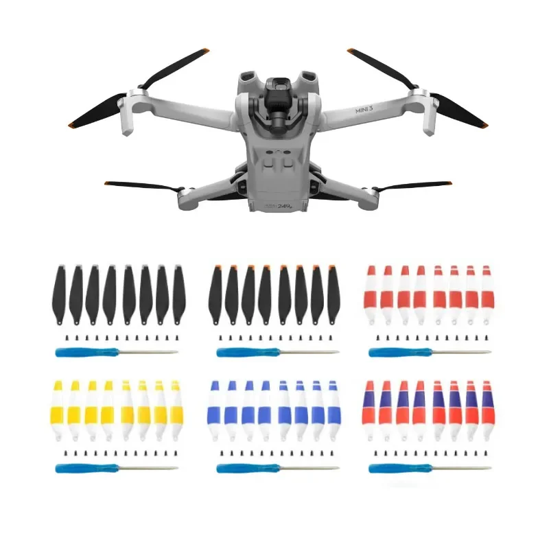 8Pcs 6030F Propeller Replacement For DJI Mini 3 Low Noise Quick Release Wing Fans For Spare Parts DJI Mini 3 Drone Accessories