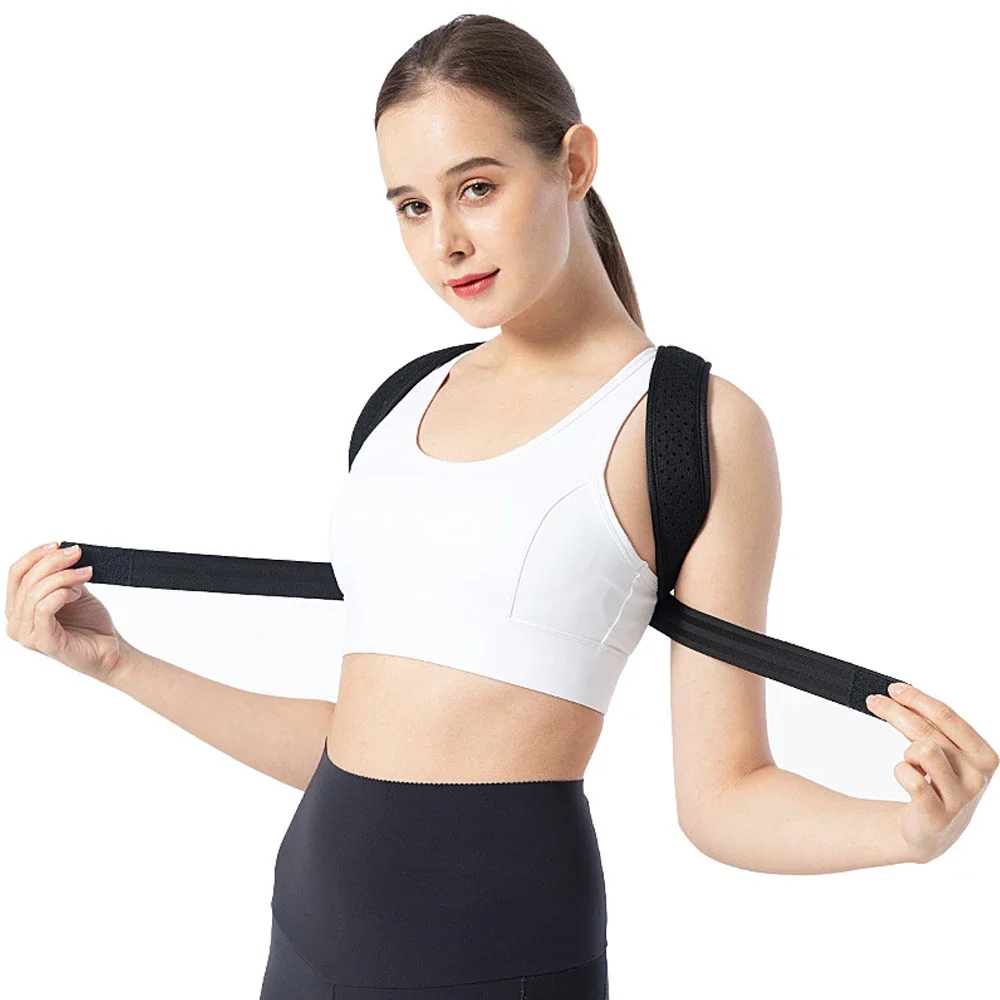 1PC Back Posture Correction Belt,Hunchback Prevention Correction of Sitting Posture,Unisex Breathable Body Shaping Support Brace