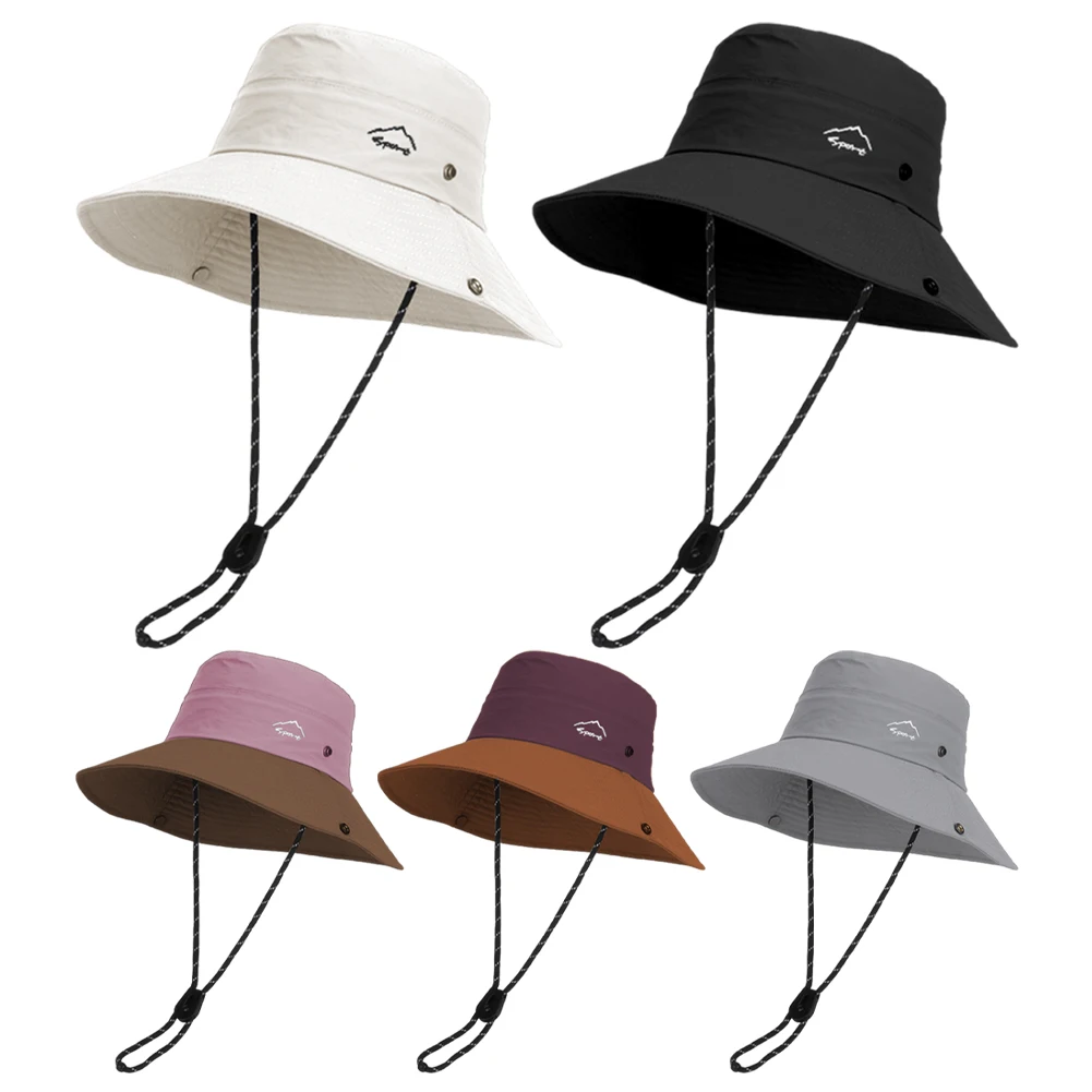 

Outdoor UV Protection Summer Hat 2 in 1 Zip-Off Sun Bucket Hat Foldable for Outdoor Summer Camping Beach