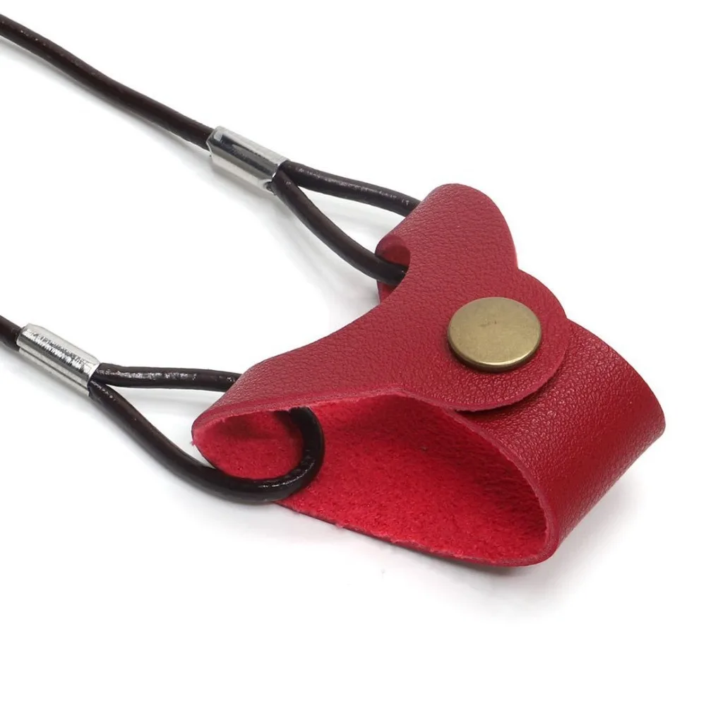 

Portable Anti Fall Glasses Bag PU Leather Necklace Design Glasses Clip Lanyard Lightweight Sunglasses Leather Storage Rope