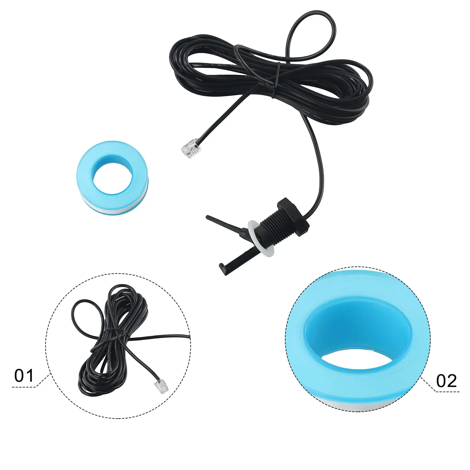 

Spa Equipment Flow Switch Float Level Switch Optimal Performance PP Thread Wide Compatibility Working Principle