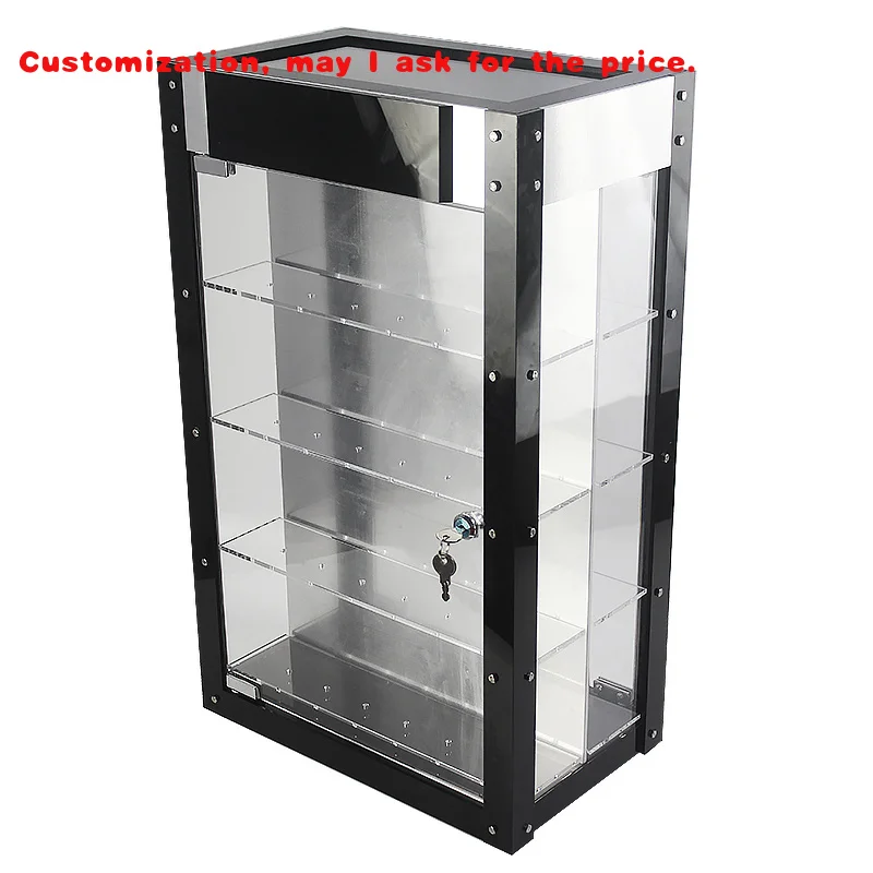 custom.Tinya Custom Acrylic Counter Mobile Phone Display Stand Desktop Rotating Phone Accessories Display Rack
