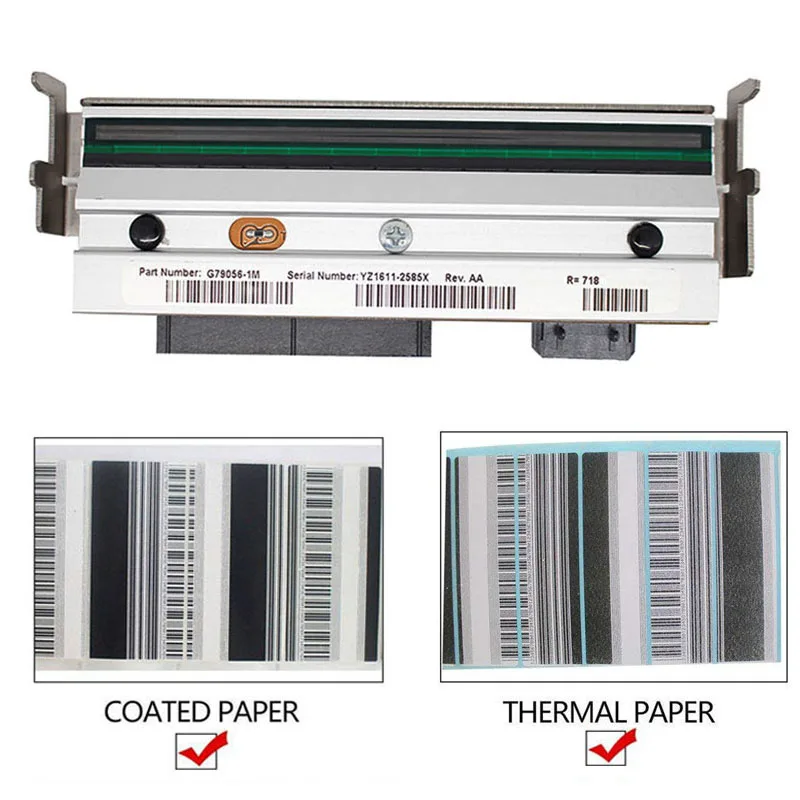 Imagem -04 - Barcode Label Printer a Mais Qualidade de Impressão Térmica para Zebra S4m Z4m Z4m Z4mplus 203dpi Barcode Printer90 Dias de Garantia G41400m G790561m