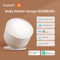 Linptech Xiaomi Smart PIR Motion Sensor HS1,Human Body Sensor & Light Sensor for Home Security & Automation Works with Mijia App