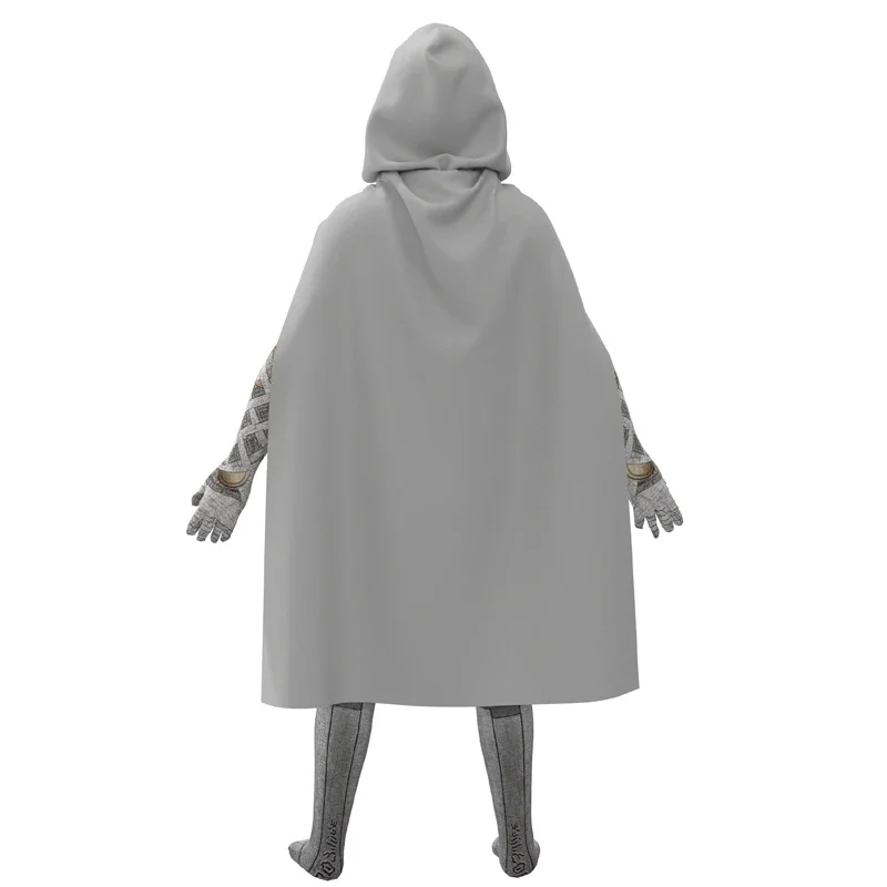 Moonlight Knight Cosplay Zentai Costume Adult Child Halloween Jumpsuit Cloak Superhero Halloween Moonlight Knight Costumes