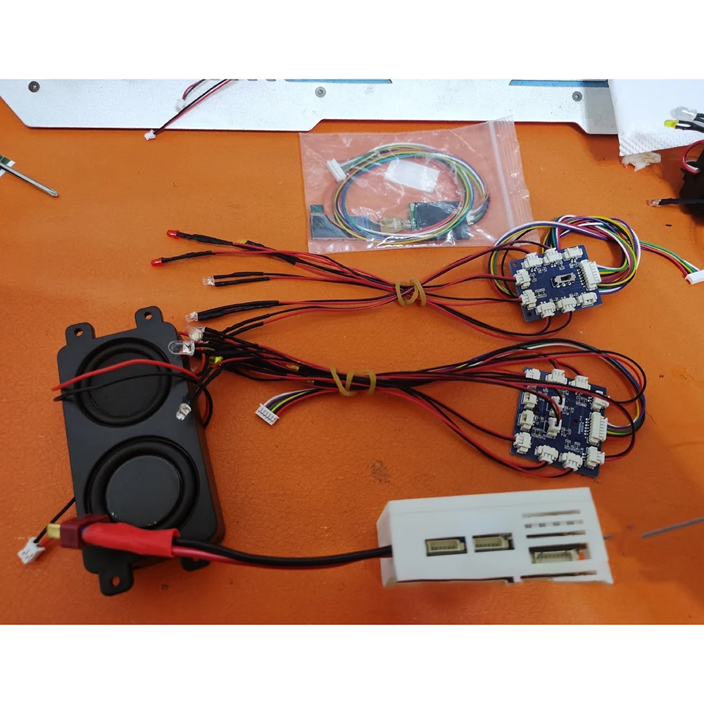

Simulation Linkage Instrument Panel with Sound/light Group for 1/14 Tamiya RC Truck SCANIA 770S VOLVO Benz ACTROS 3363 MAN Parts