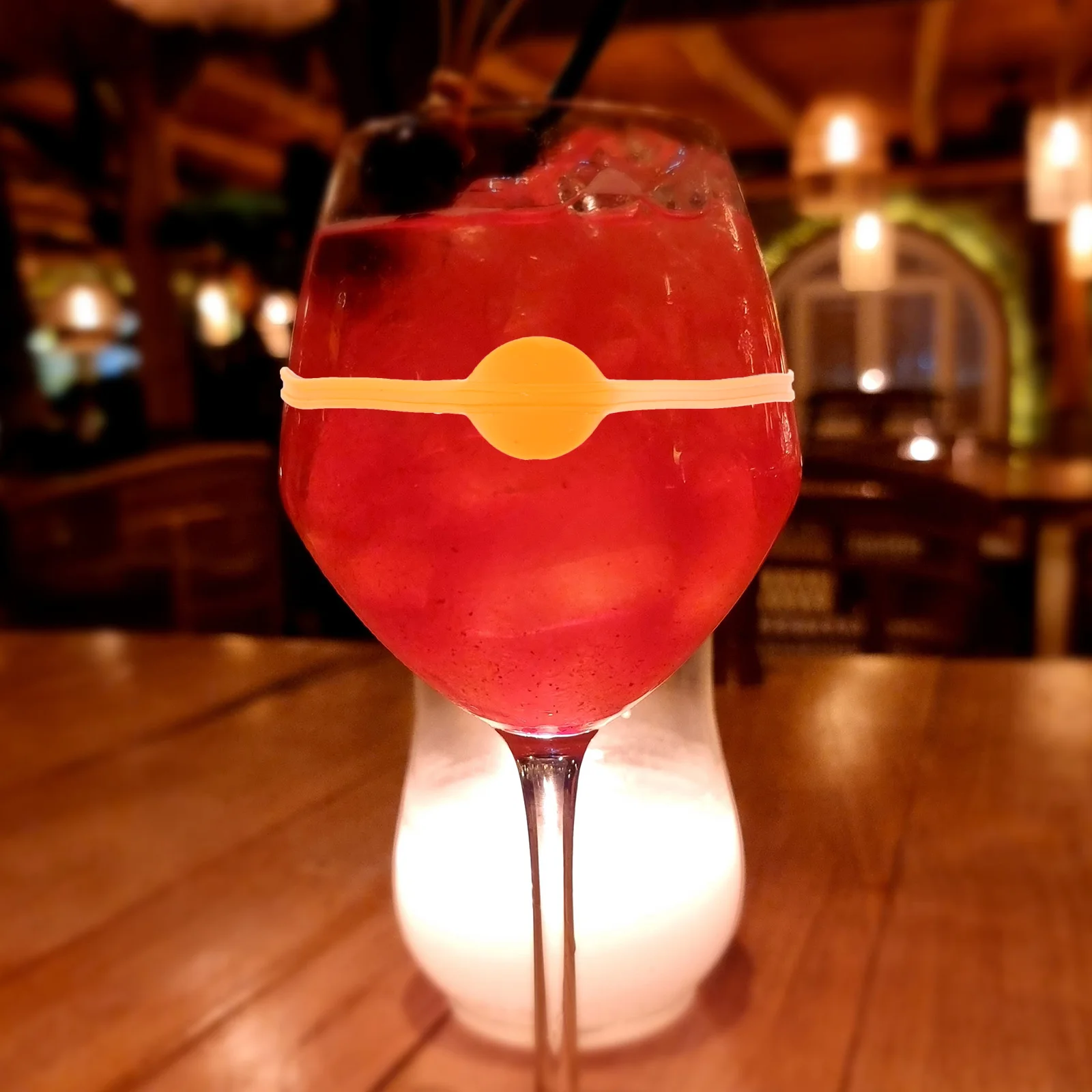 

24Pcs Silicone Wine Cup Markers Odorless Compact Size for Family Gatherings Nightclubs Fraternity Glass Cup Marker