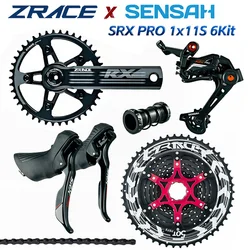 SENSAH SRX PRO 1x11 Speed, 11s Road Groupset, R/L Shifter + Rear Derailleurs + ZRACE ALPHA , gravel-bikes Cyclo-Cross
