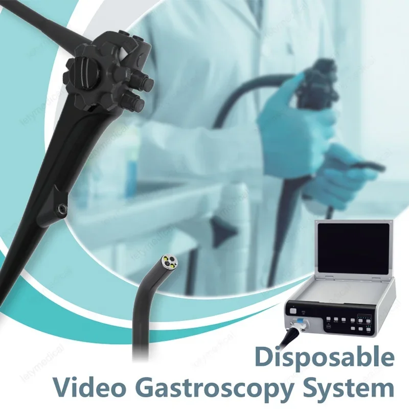 Factory Price Medical Disposable Flexible Video Gastroscope Single-Use Digital Gastroscopy Imaging System For human or Vet