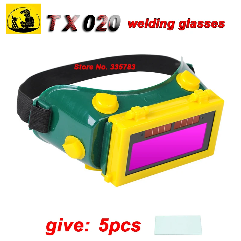 

TX-020 flip cover auto dimming welding goggles classic style 6 exhaust ports welding gas cutting TIG welding protection goggle