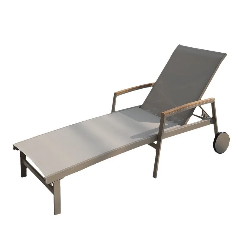 Outdoor courtyard bed, swimming pool beach leisure lounge chair, waterproof and sunscreen bed