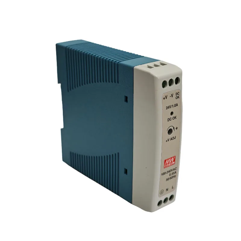 2 قطعة MDR-20-24 24 واط سليم DIN السكك الحديدية LED صناعة إمدادات الطاقة إخراج واحد 24 فولت ترددات 48 فولت 1A الحالي