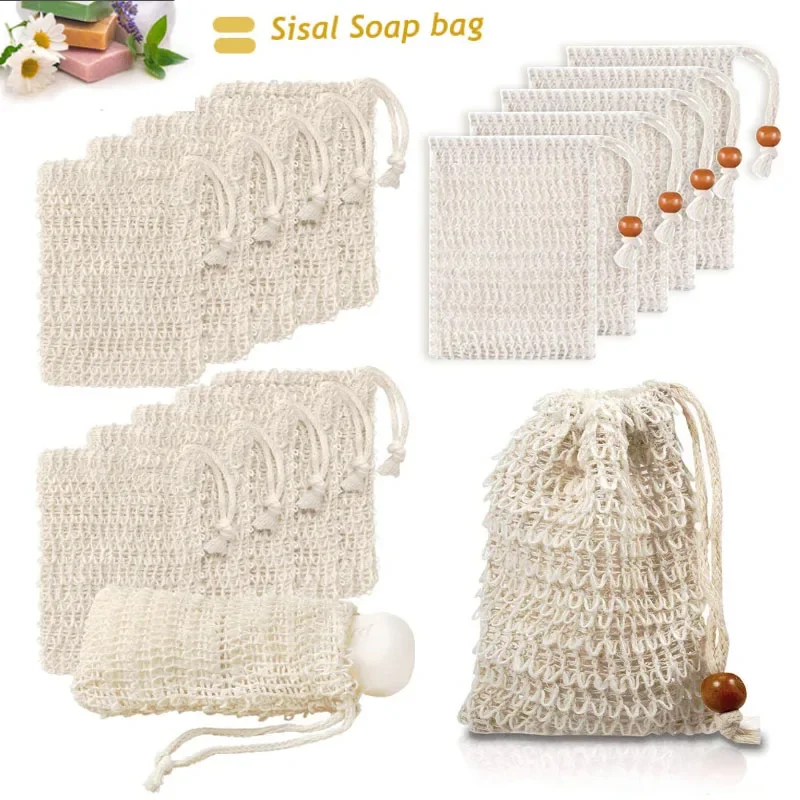 10/5Pcs Soap Foaming Mesh Bags Shower Gel Washing Tools Body Cleaning Bubble Helper Mesh Deep Cleaning Delicate Foam Cotton Net