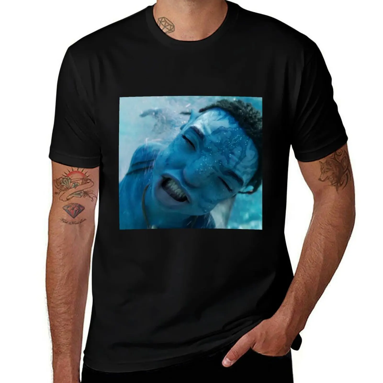 Lo'ak drowning T-Shirt Fashion Casual Short Sleeve Top T-Shirt