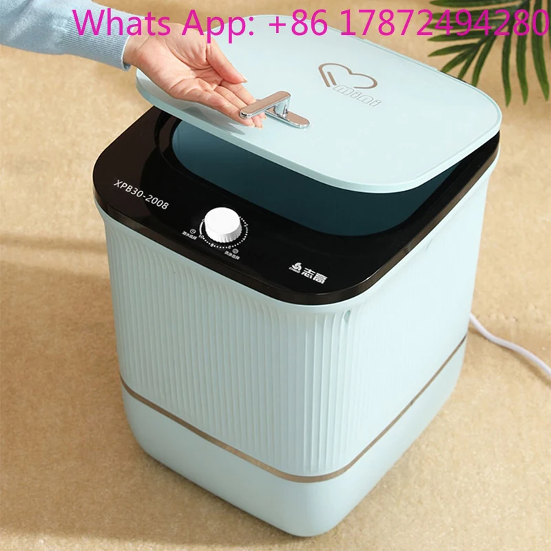 High-Temperature Sterilization Mini Washing Machine - XPB30-2008 Semi-Automatic Single Barrel Small Washer