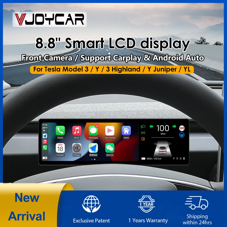 8.8インチ新型ダッシュボードスクリーン テスラ モデル3 Y 新型3 Y