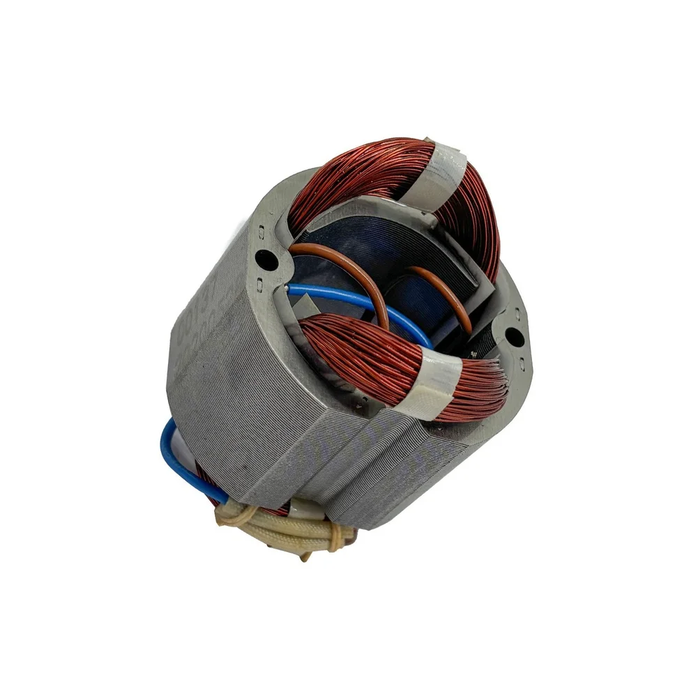 Copper Stator For Boda D15-10 Electric Drill, 52x50mm Replacement Part With Copper Windings For Stable Power Delivery, Gray And