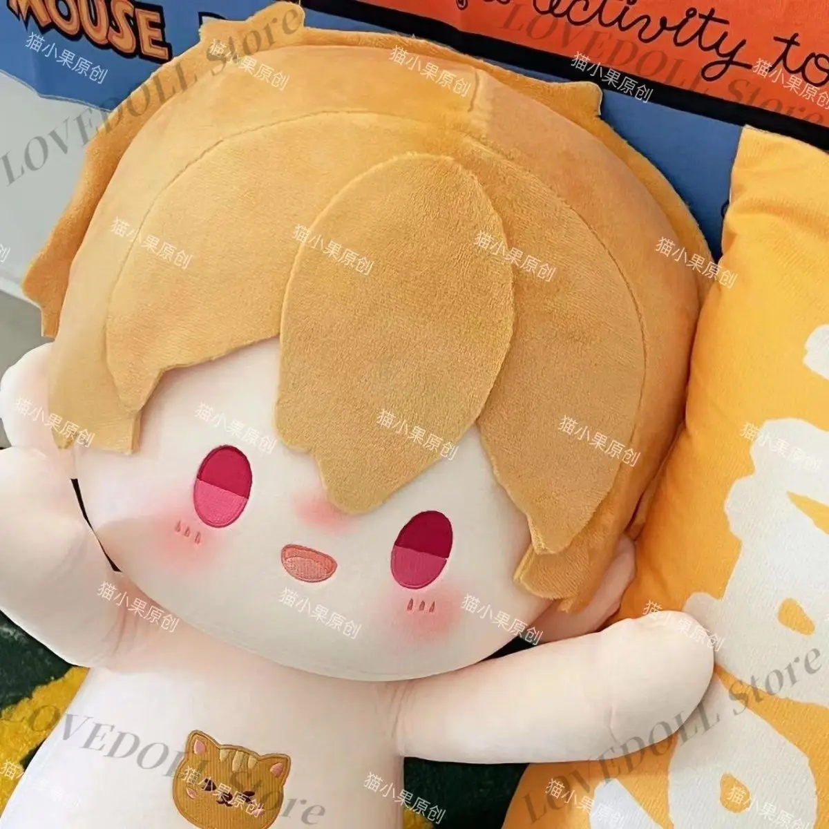 

Free! Hazuki Nagisa Handsome Boy Soft Plush Doll Body Sitting Posture Dress Up Pillow Toys Dolls Anime Figure Xmas Gift 40cm