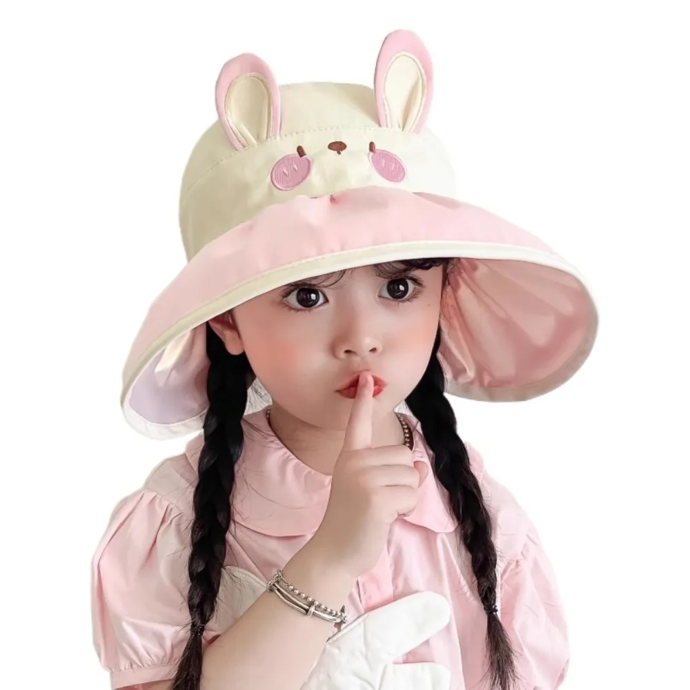 

Large Eaves Sun Protection Hat Thin Design Empty Top Sun Hat Big Eaves Wide Brim UV Protection Hat Children Wear