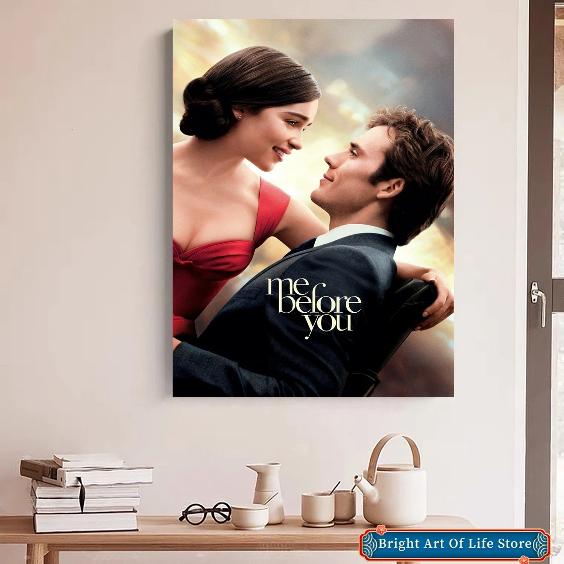 

Плакат из фильма «Me Before You» (2016), художественная Обложка со звездой и актером, печать на холсте, декоративная живопись (без рамки)