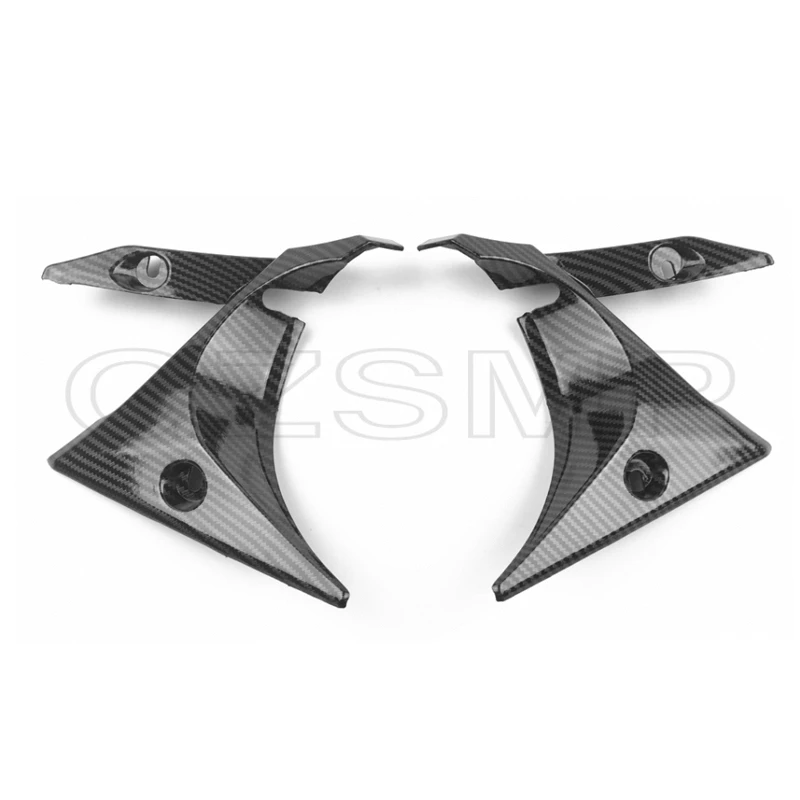 Carbon Fiber Pattern Motorcycle Side Panel Fairing Mid Cover Air Duct Cover Panel Gas Tank Side Fit for Yamaha YZF R1 2004 -2006