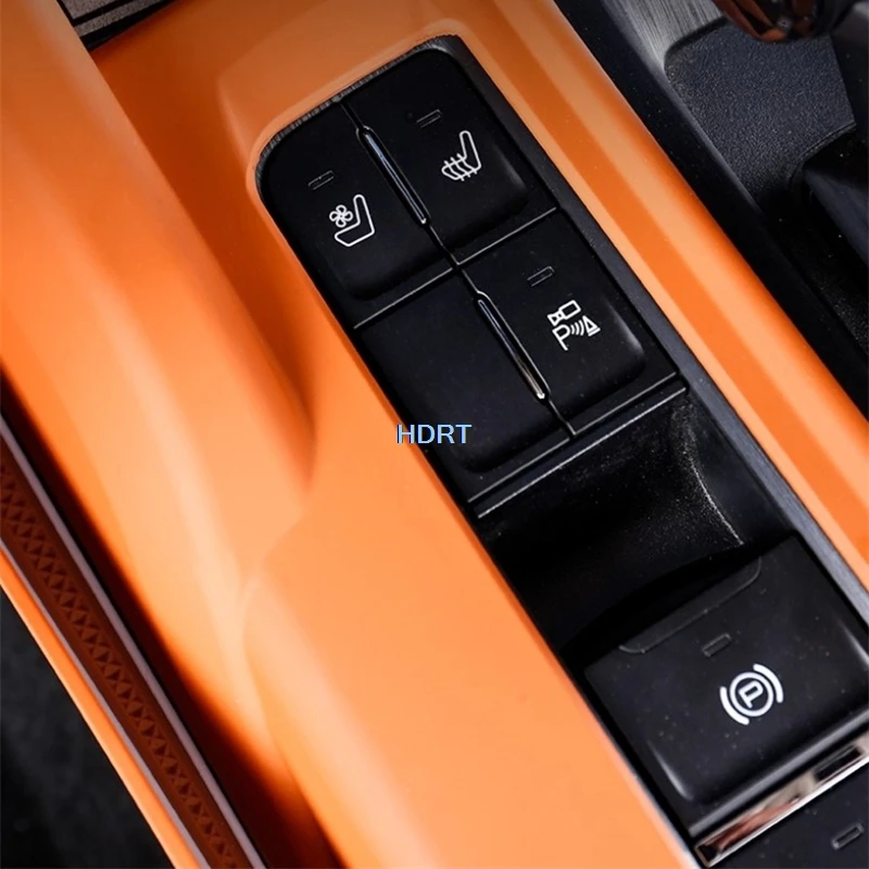 سيارة نمط التحكم المركزي مسند الذراع مقعد الفجوة صندوق تخزين كوب ماء غطاء حامي اكسسوارات الديكور ل GWM Haval H9 2024 + #6