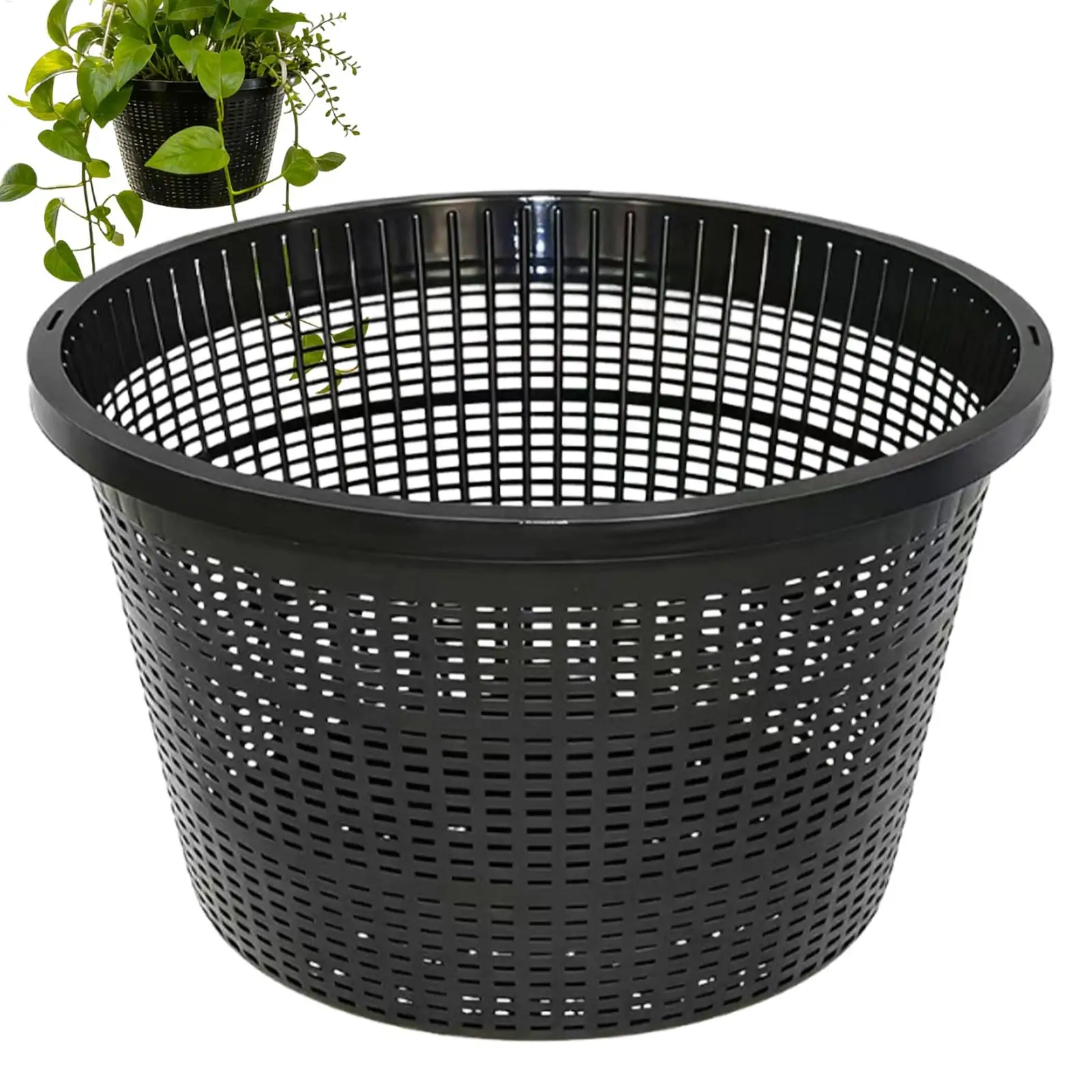 Hydroponic Net Basket, 8.5-inch Round Hydroponic Plant Pot, Suitable For Indoor/Outdoor Ponds, Aquaponics, And Nurserys Plants