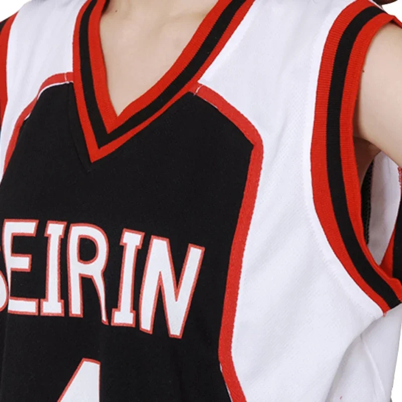 Brdwn Kuroko's Basketball Unisex Hyuga Junpei Seirin Road Game NO.4 NO.10 NO.11 Cosplay Basketball Uniforms image 5