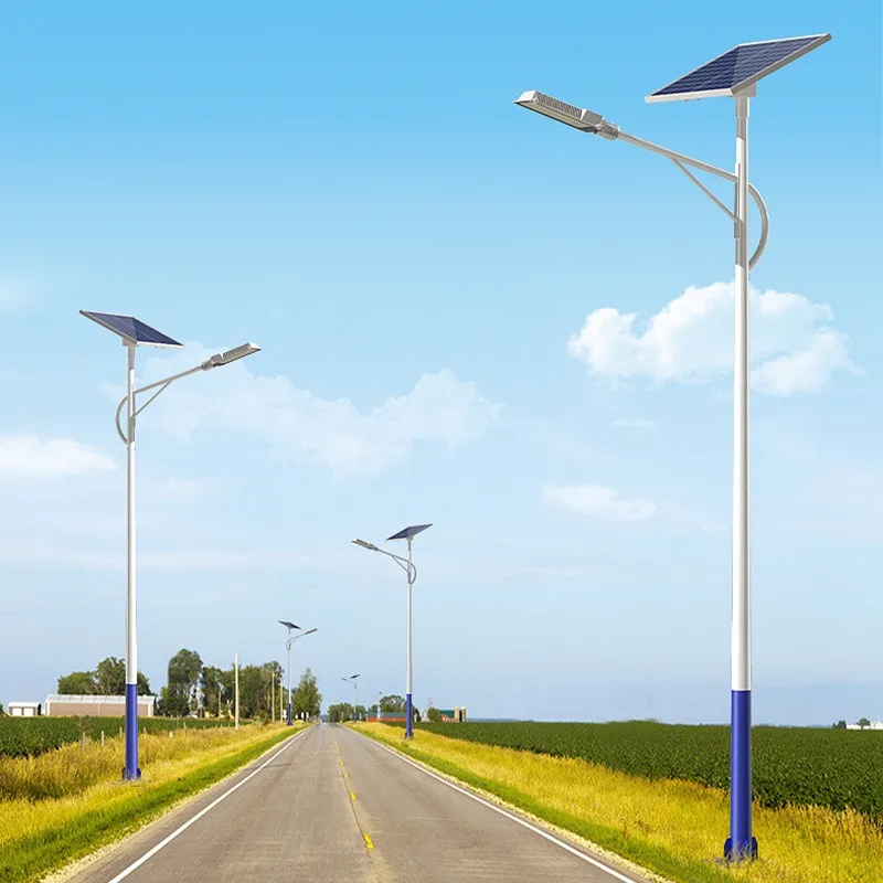 Hohe Helligkeit Solar Straßen laterne LED-Halter Haushalts beleuchtung Outdoor Engineering Innenhof wasserdichte einarmige Straßen laterne